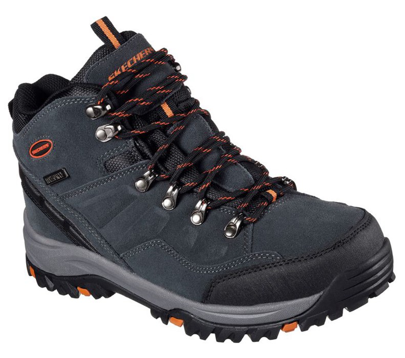 Skechers Relaxed Fit: Relment - Pelmo - Mens Hiking Boots Grey [AU-QD1143]